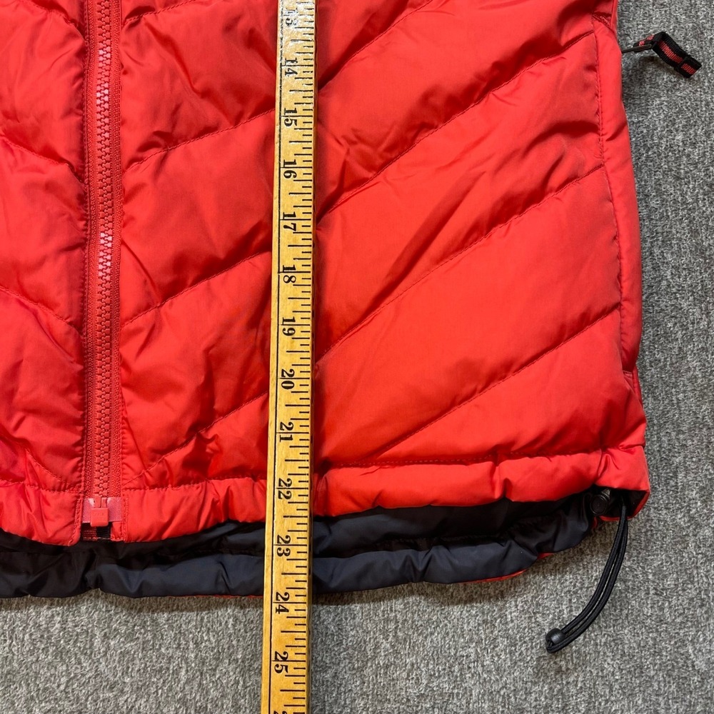 Coldwater Creek Reversible Puffer Vest Women's Size M Black Red Down Insulated - Picture 8 of 8